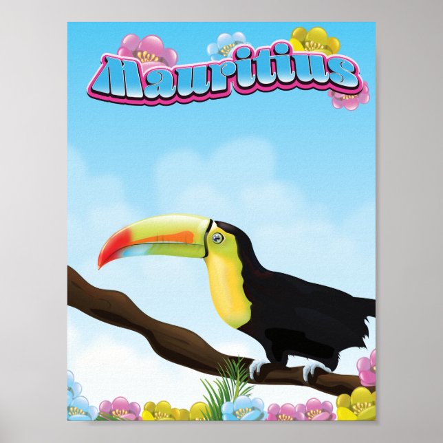 Mauritius reseaffisch poster (Framsidan)