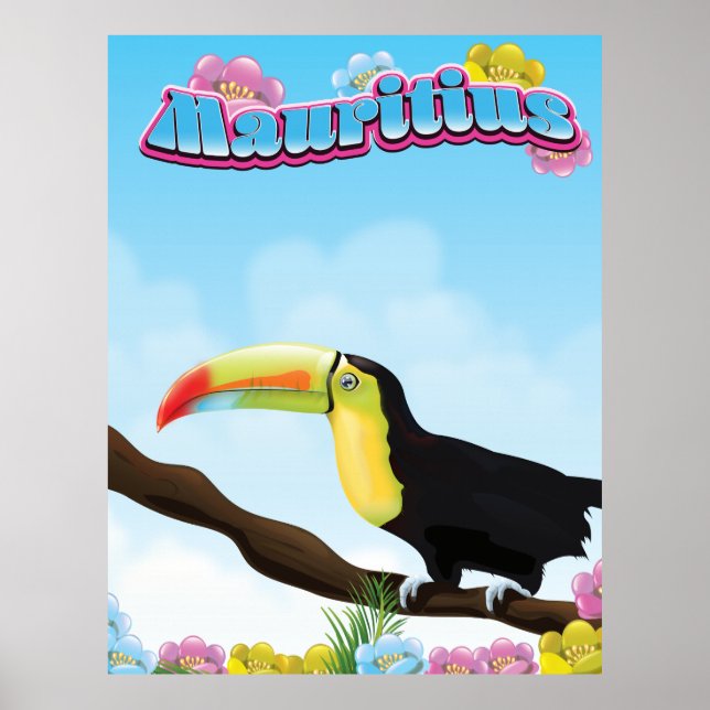 Mauritius resemålning poster (Framsidan)