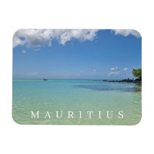 Mauritius Sea and himlar view Magnet
