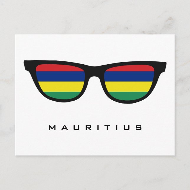 Mauritius Shades anpassningsbar text och färg vyko Vykort (Framsida)
