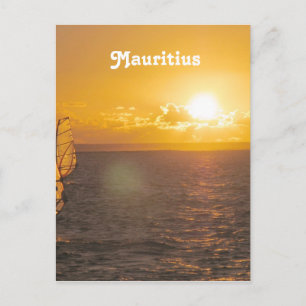 Mauritius Sunset Vykort