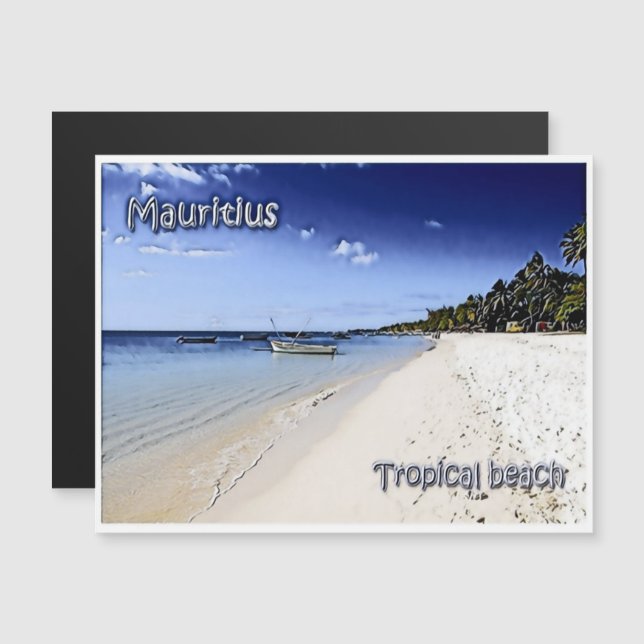 Mauritius - Tropiska stranden - (Fram/baksida)
