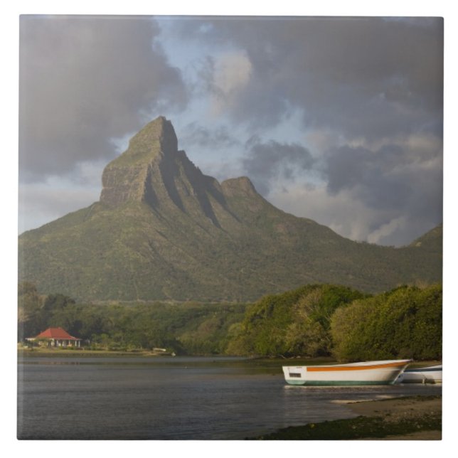 Mauritius, Västra Mauritius, Tamarin, Montagne Kakelplatta (Framsidan)