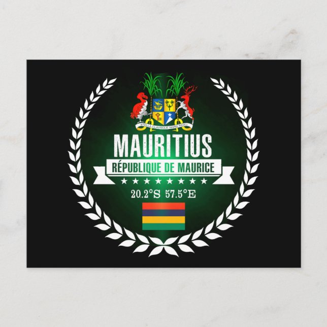 Mauritius Vykort (Framsida)