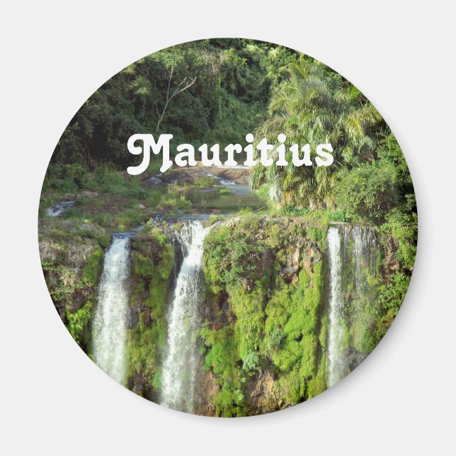 Mauritius Waterfalls Magnet (Framsidan)