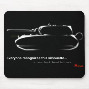 Maus Tenk Mousepad Musmatta
