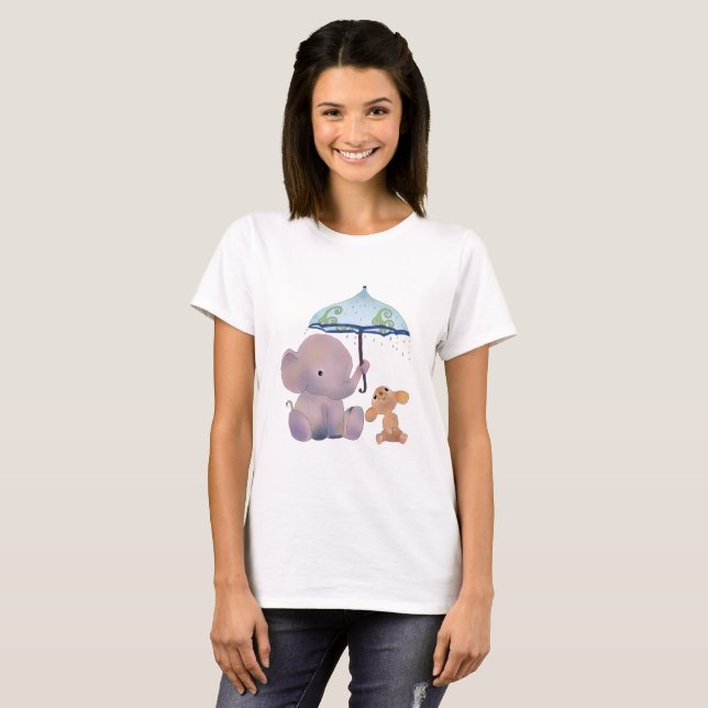 Maus und Elefant T Shirt (Hel framsida)