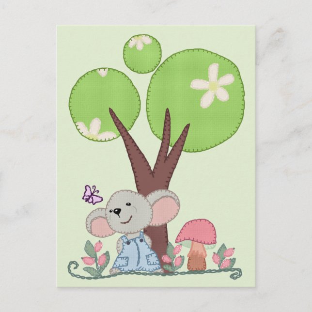 Maus unterm Baum Vykort (Framsida)