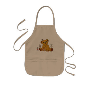 Mäuse nähen Teddy Barnförkläde