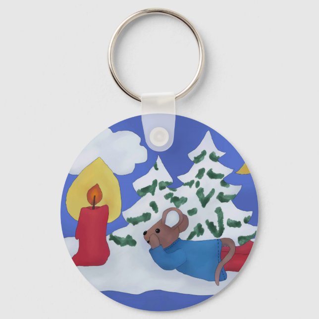 Mäuseweihnachten Nyckelring (Framsida)