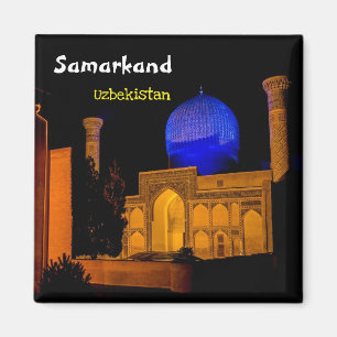 Mausoleum av Amir Timur - Samarkand, Uzbekistan Magnet