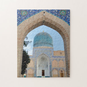 Mausoleum av Timur i Samarkand, Uzbekistan Pussel