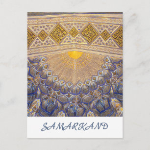 Mausoleum för Timur i Samarkand, Uzbekistan Vykort