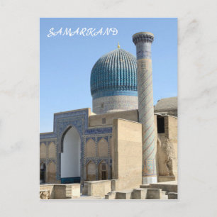 Mausoleum i Timur i Samarkand, Uzbekistan Vykort