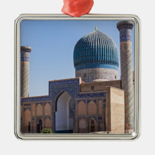 Mausoleum of Amir Timur - Samarkand, Uzbekistan Julgransprydnad Metall
