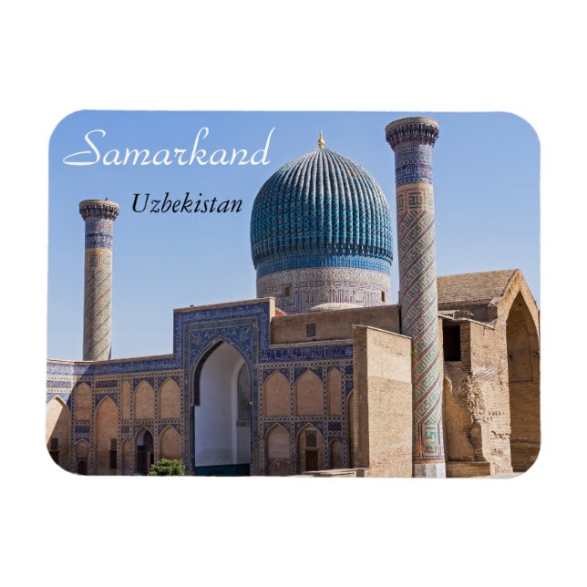 Mausoleum of Amir Timur - Samarkand, Uzbekistan Magnet (Horisontell)