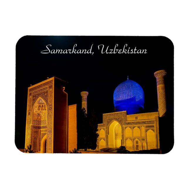 Mausoleum of Amir Timur - Samarkand, Uzbekistan Magnet (Horisontell)
