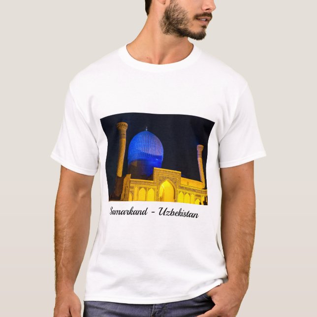 Mausoleum of Amir Timur - Samarkand, Uzbekistan T Shirt (Framsida)