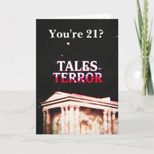 Mausoleum Tales of Terror 21 Birthday Kort