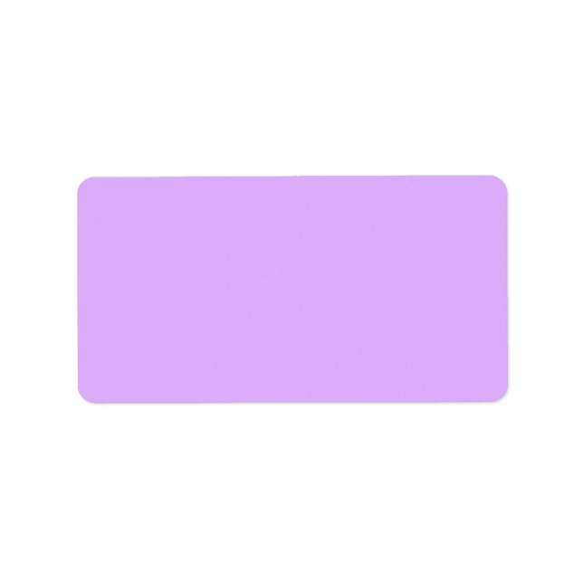 Mauve Address Label Adressetikett (Framsidan)