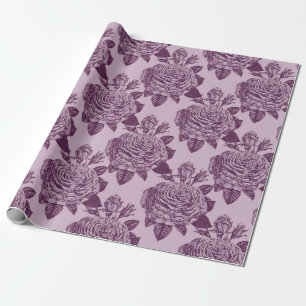 Mauve Antique Ro Mönster Presentpapper