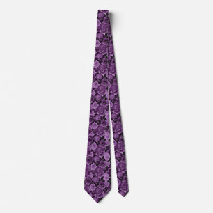 Mauve blom- nackeTie Slips