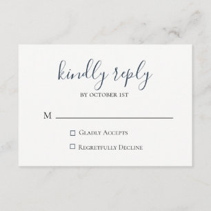 Mauve Bröllop OSA Card