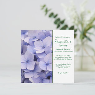 Mauve Chrysanthemum bröllopsinbjudan Inbjudningar