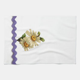 Mauve Daisy Kökshandduk