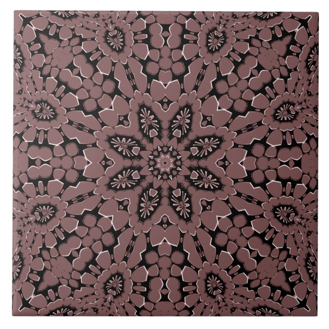 Mauve Decorative Ceramic Tile Kakelplatta (Framsidan)