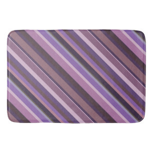 Mauve diagonal rand badrumsmatta