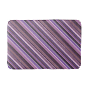 Mauve diagonal rand badrumsmatta