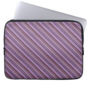 Mauve diagonal rand laptop sleeve