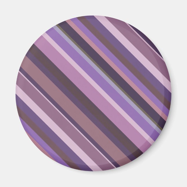 Mauve diagonal rand magnet (Framsidan)