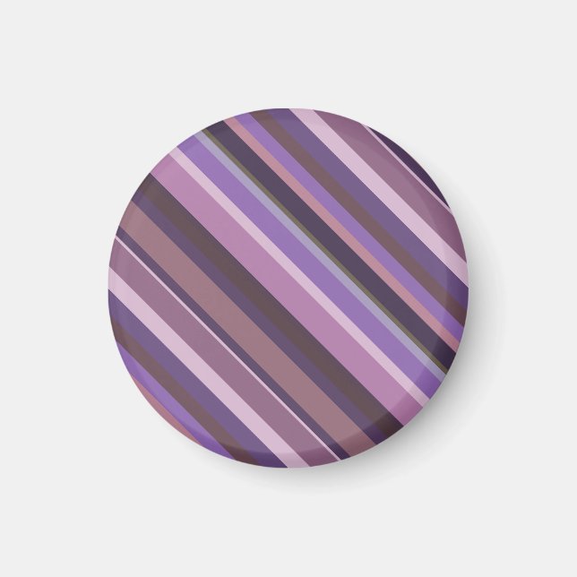 Mauve diagonal rand magnet (Framsidan)