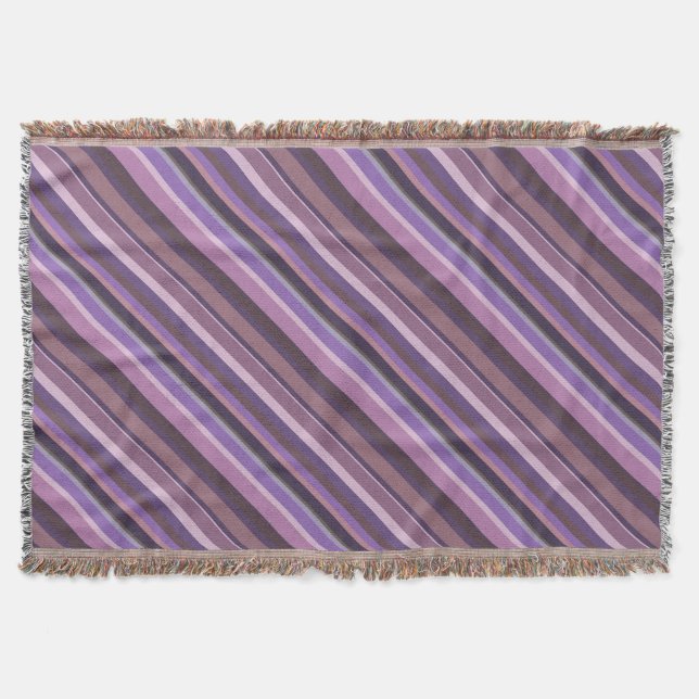 Mauve diagonal rand mysfilt (Framsidan)