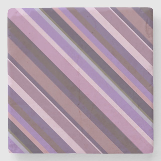 Mauve diagonal rand stenunderlägg (Framsidan)
