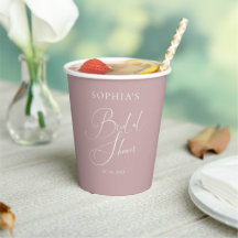 Mauve Dusty Ro Elegant Calligraphy Möhippa