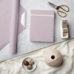 Mauve Finery Lila Solid Färg Presentpapper<br><div class="desc">Fast färg som är papper i ett stort antal färger för alla dina bröllop och duschgåvor. Färger för 2025 är mörk och djärv,  och det är vad ni kommer att finna i mina senaste konstruktioner med färg namn från olika designföretag.</div>