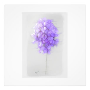 MAUVE FLOWER PHOTO-UTVIDGNINGEN FOTOTRYCK
