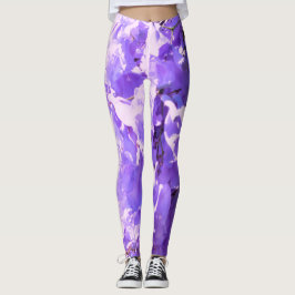 Mauve klocka leggings