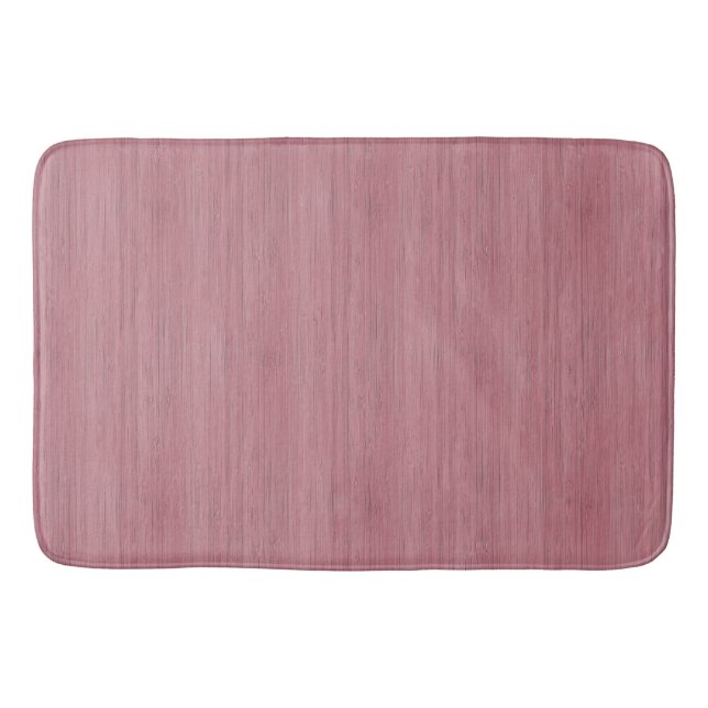 Mauve Lila Bamboo Wood Grain look Badrumsmatta (Framsidan)