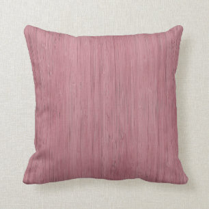 Mauve Lila Bamboo Wood Grain look Kudde