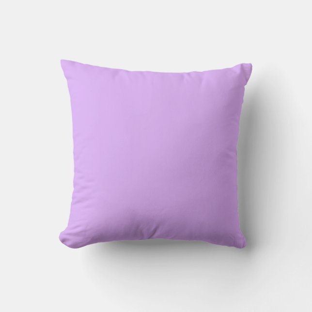 Mauve Lila E0B0FF Solid Färg Design Kudde (Framsida)