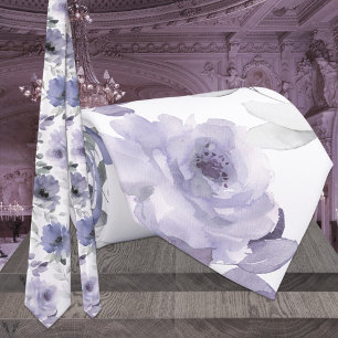 Mauve Lila Lavender Silver Eucalyptus Bröllop Slips