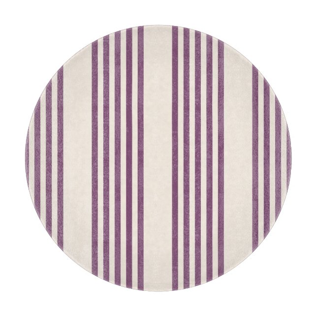 Mauve lila och beige fem rand mönster (Framsidan)