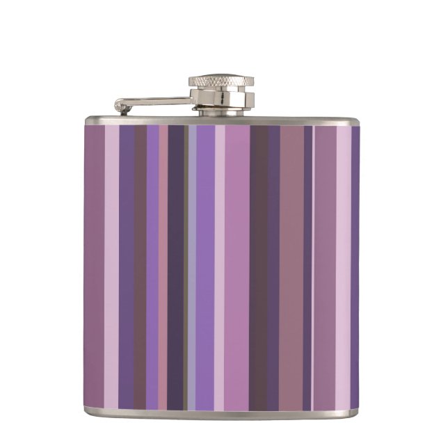 Mauve lodrät rand fickplunta (Framsidan)