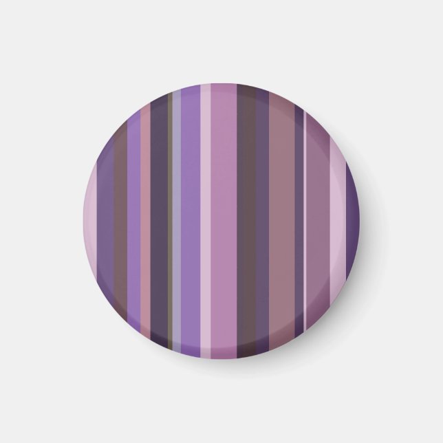 Mauve lodrät rand magnet (Framsidan)