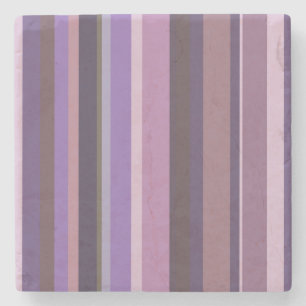 Mauve lodrät rand underlägg sten