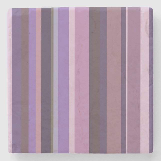 Mauve lodrät rand underlägg sten (Framsidan)